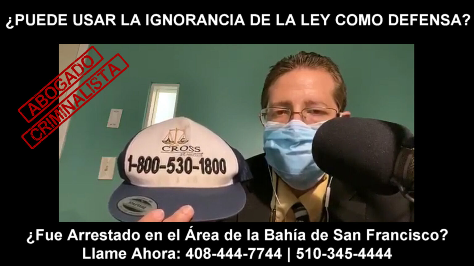 ¿PUEDE USAR LA IGNORANCIA DE LA LEY COMO DEFENSA? Abogado Criminalista Área de la Bahía