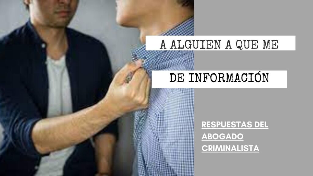 ¿PUEDO OBLIGAR A ALGUIEN A QUE ME DE INFORMACIÓN?